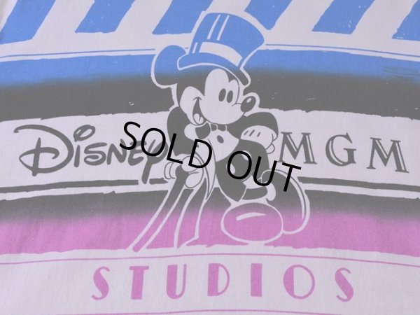 画像6: 1980s Disney MGM STUDIOS ミッキー総柄Tシャツ　 実寸L 