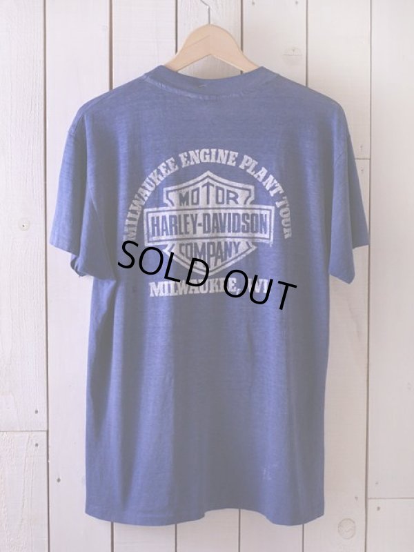 画像2: 1980s【HARLEY-DAVIDSON】Milwaukee Engine Plant Tour Tシャツ　 表記L 