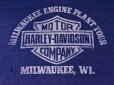 画像8: 1980s【HARLEY-DAVIDSON】Milwaukee Engine Plant Tour Tシャツ　 表記L 