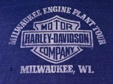 画像8: 1980s【HARLEY-DAVIDSON】Milwaukee Engine Plant Tour Tシャツ　 表記L  (8)