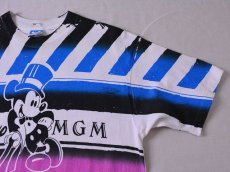 画像5: 1980s Disney MGM STUDIOS ミッキー総柄Tシャツ　 実寸L  (5)