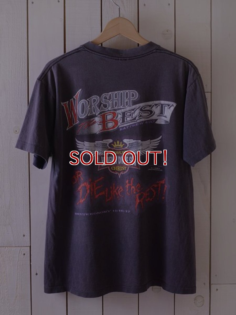画像2: 1990s JESUS CHRIST HEAVENLY DIVINE SON Tシャツ　 実寸L  (2)