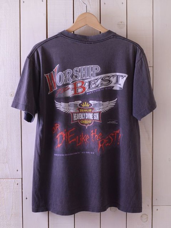 1990s JESUS CHRIST HEAVENLY DIVINE SON Tシャツ 実寸L - 古着屋
