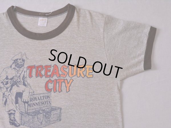 画像4: 1980s TREASURE CITY杢リンガーTシャツ　 表記M 