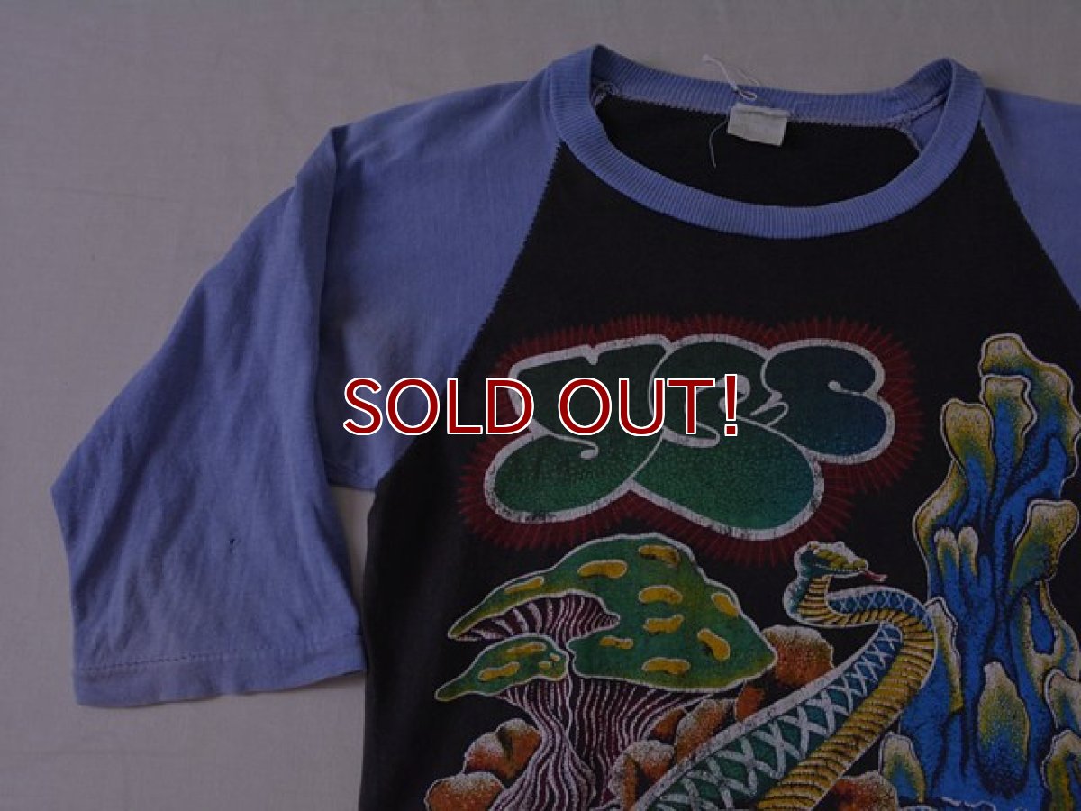画像4: 1980s YES パキ綿ツアーTシャツ　 表記S  (4)