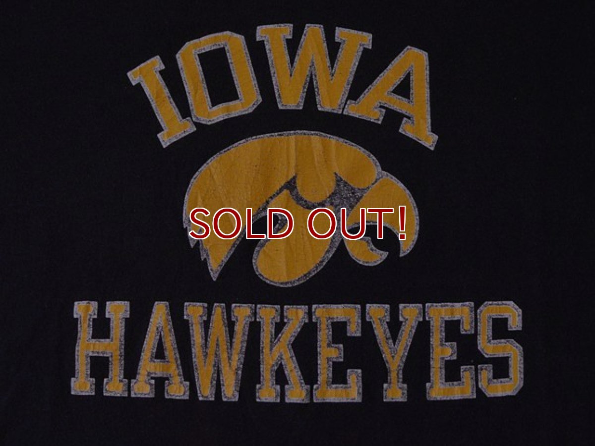 画像6: 1980s【Champion】カレッジTシャツ IOWA HAWKEYES　 表記L  (6)