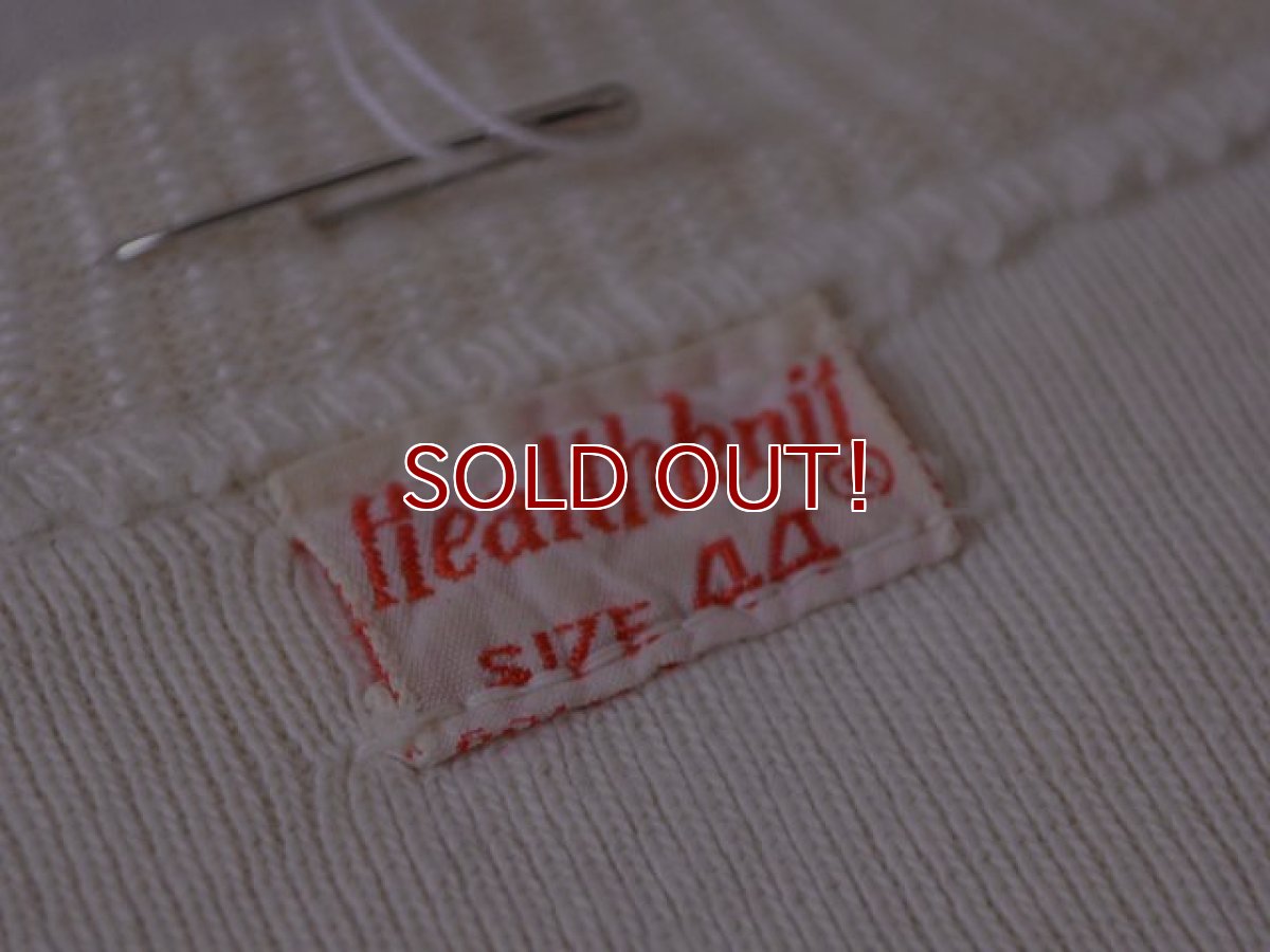 画像3: 1940s Healthknit ヘンリーネックTシャツ　 表記44  (3)