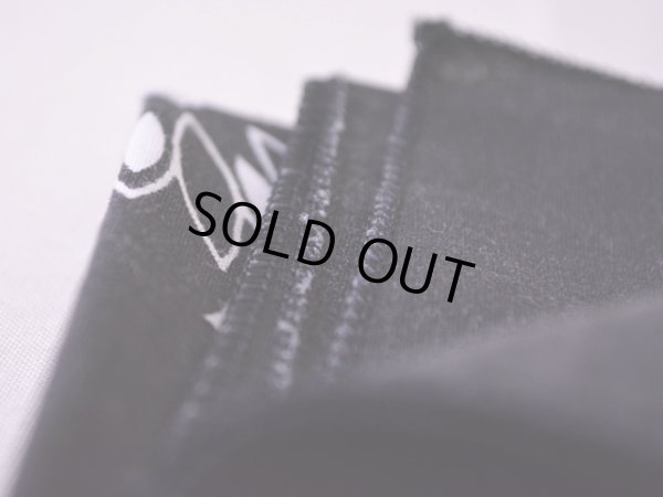 画像7: 1980s バンダナ ブラック　 MADE IN USA 