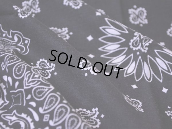 画像4: 1980s バンダナ ブラック　 MADE IN USA 