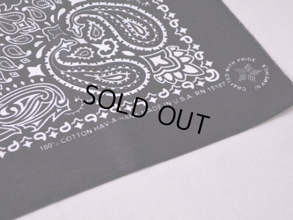 画像3: 1980s バンダナ ブラック　 MADE IN USA 