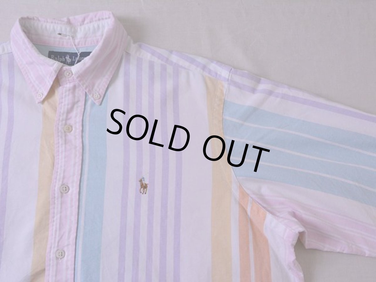 画像5: RalphLauren オックスフォードBDシャツ パステルカラー　 表記16  (5)