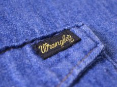 画像7: 1970s Wrangler 27MWデニムウエスタンシャツ　 表記17  (7)