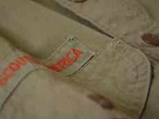 画像10: 1950s BOY SCOUTSマチ付きシャツ　 実寸L  (10)