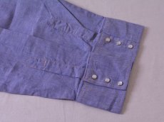 画像5: 1970s Sears シャンブレーウエスタンシャツ　 表記L  (5)