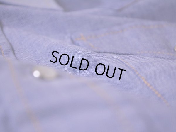 画像8: 1970s Sears シャンブレーウエスタンシャツ　 表記L 