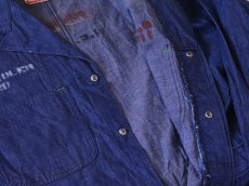 画像8: 1960s BLUE TOP デニムオールインワン　 表記42  (8)