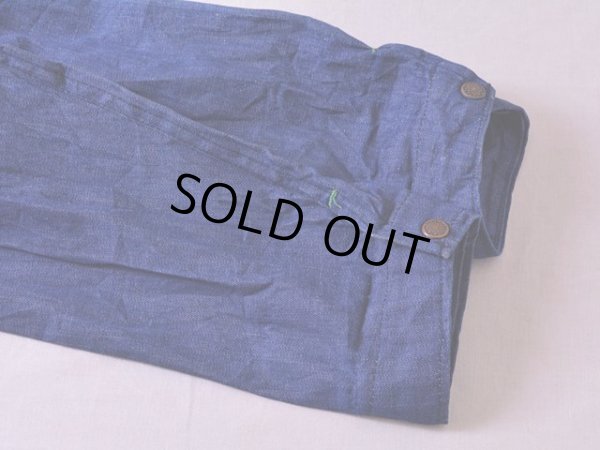 画像7: 1960s BLUE TOP デニムオールインワン　 表記42 