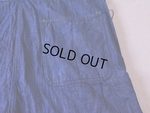 画像14: 1960s BLUE TOP デニムオールインワン　 表記42 