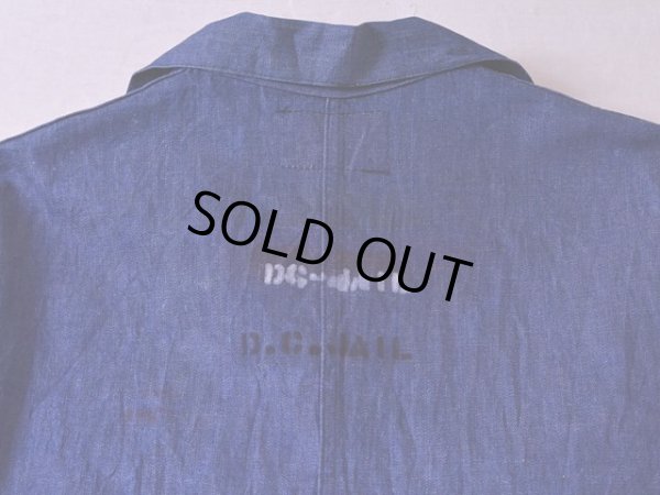 画像13: 1960s BLUE TOP デニムオールインワン　 表記42 