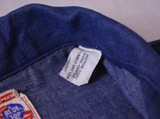 画像5: 1960s BLUE TOP デニムオールインワン　 表記42  (5)