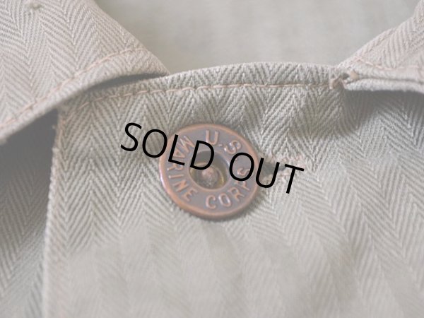 画像6: 1940s USMC P-1941 HBTジャケット  表記38