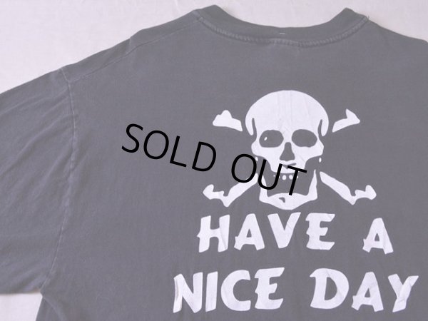 画像7: 1990s Harley Crue Motorcycle Club スカルL/S Tシャツ　 表記XL 