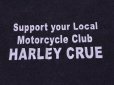 画像5: 1990s Harley Crue Motorcycle Club スカルL/S Tシャツ　 表記XL 