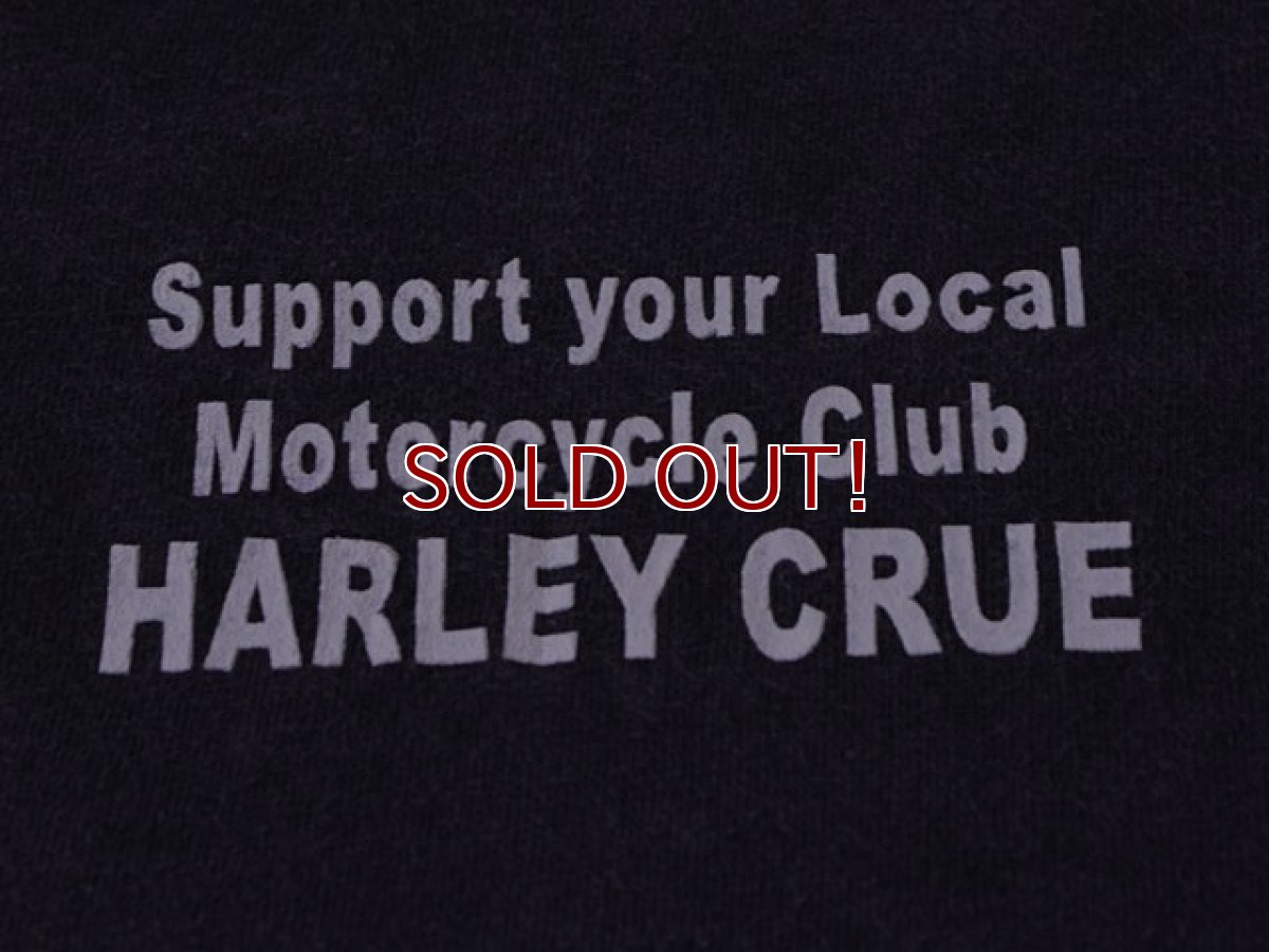 画像5: 1990s Harley Crue Motorcycle Club スカルL/S Tシャツ　 表記XL  (5)