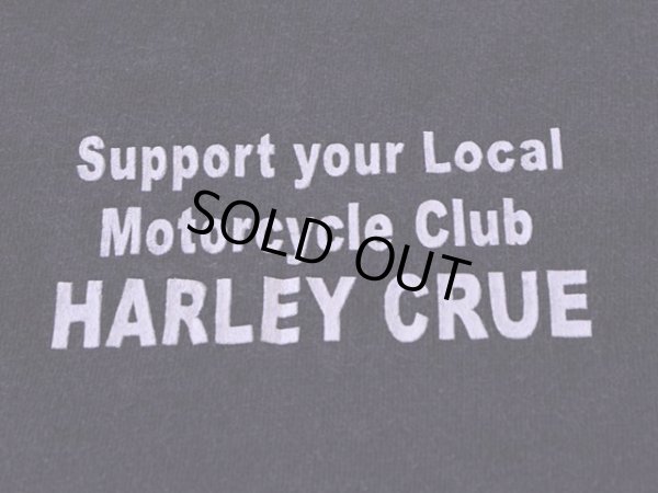 画像5: 1990s Harley Crue Motorcycle Club スカルL/S Tシャツ　 表記XL 