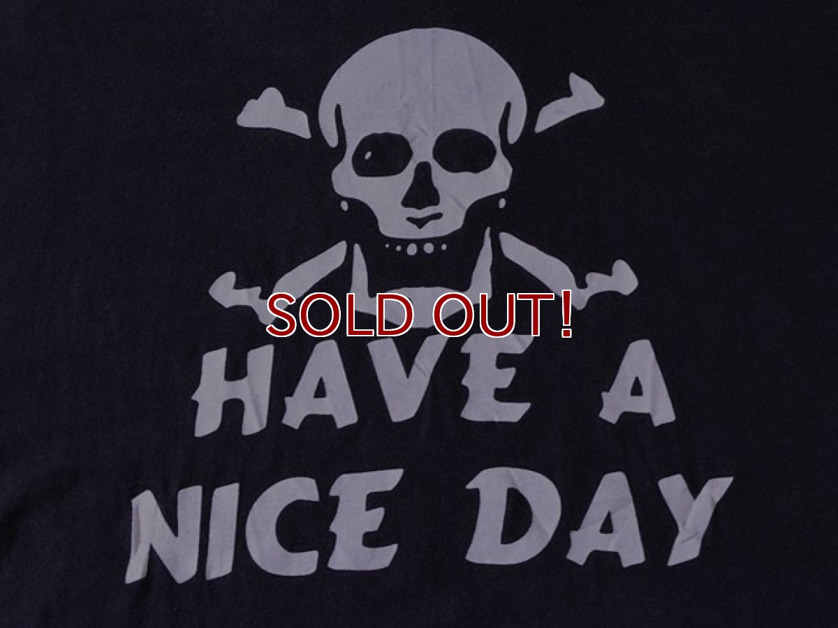 画像8: 1990s Harley Crue Motorcycle Club スカルL/S Tシャツ　 表記XL  (8)
