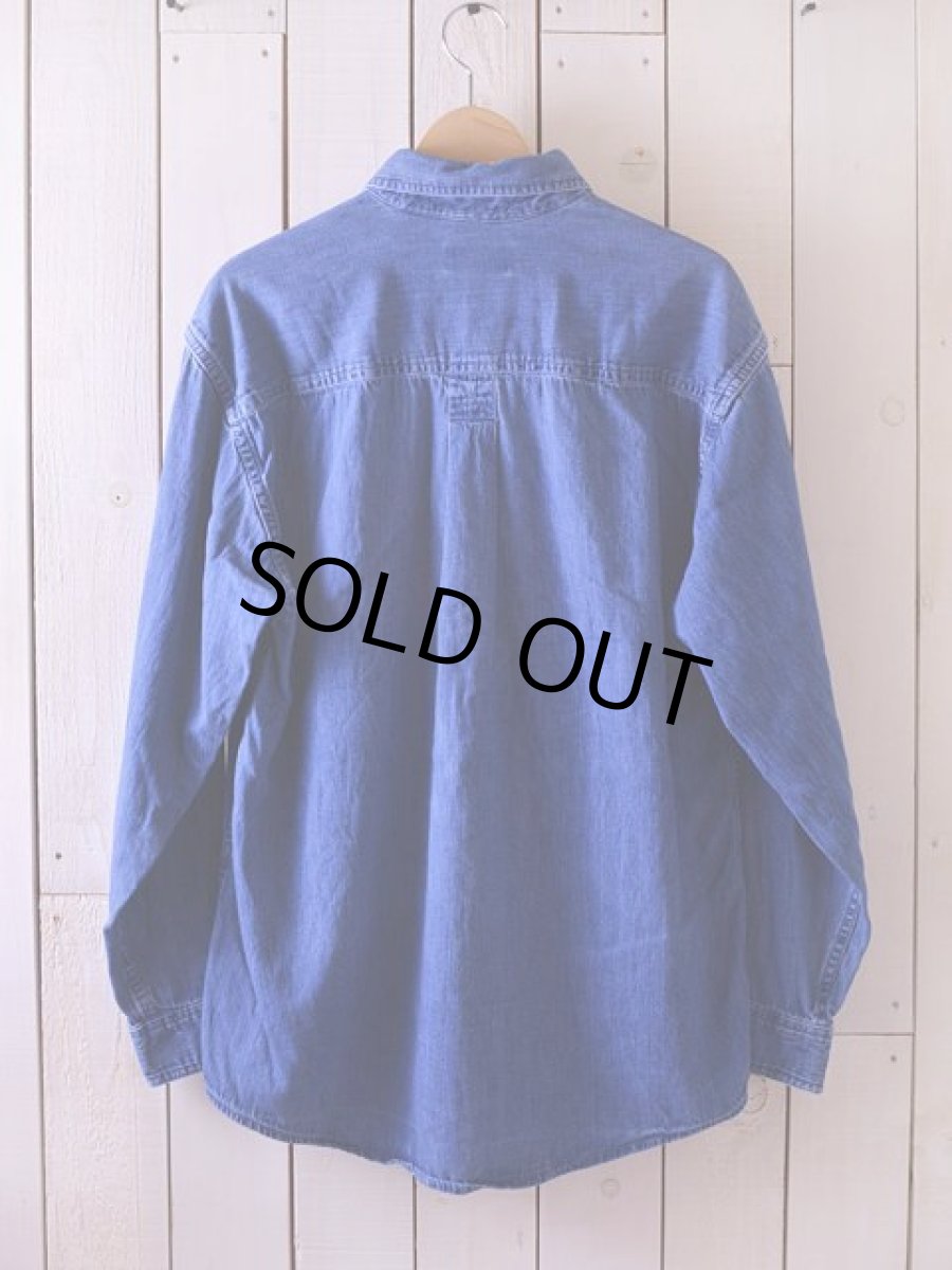 画像2: 1990s L.L.Bean デニムBDシャツ　 表記M  (2)