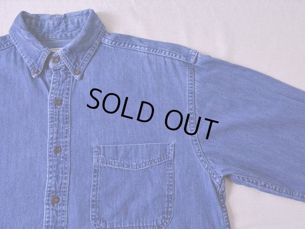 画像4: 1990s L.L.Bean デニムBDシャツ  表記M