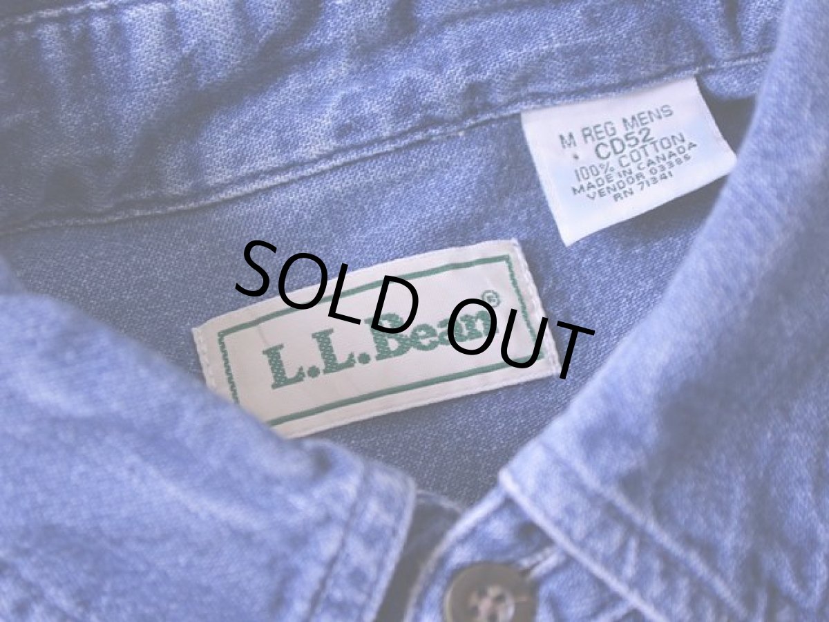 画像3: 1990s L.L.Bean デニムBDシャツ　 表記M  (3)