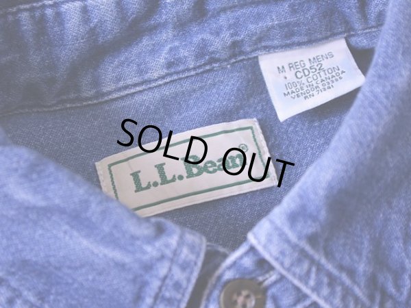 画像3: 1990s L.L.Bean デニムBDシャツ  表記M