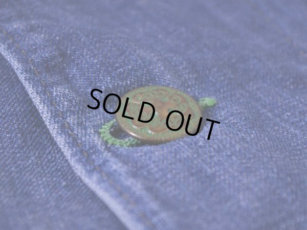 画像7: 1960s OSHKOSH デニムカバーオール　 実寸38-40 