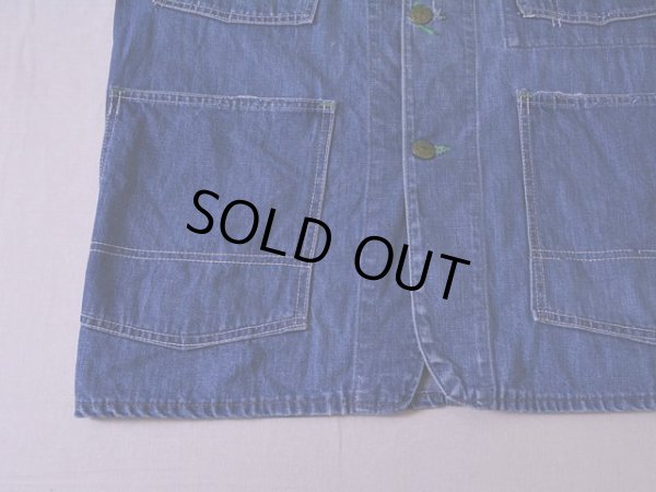 画像6: 1960s OSHKOSH デニムカバーオール　 実寸38-40 