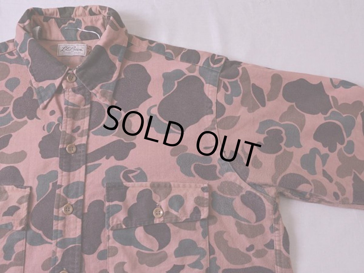 画像4: 1970s L.L.Bean 迷彩シャモアクロスシャツ　 表記16  (4)