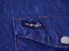 画像7: 1980s Wrangler 127MWデニムウエスタンシャツ　 表記15  (7)