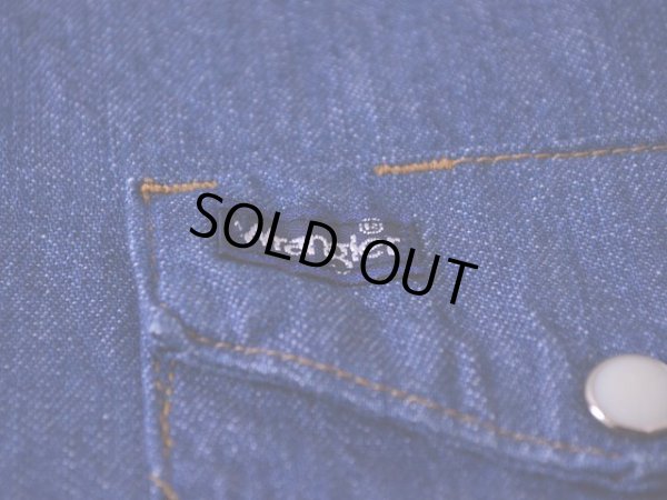 画像7: 1980s Wrangler 127MWデニムウエスタンシャツ　 表記15 