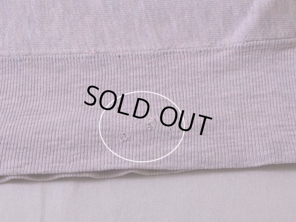 裾リブにダメージ。