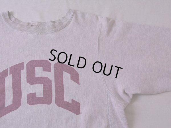 画像5: 1980s Champion リバースウィーブスウェット  染込みプリント  表記S