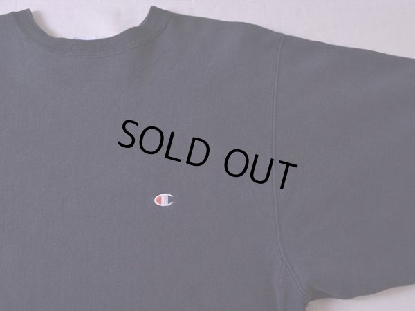 画像6: 1990s Champion リバースウィーブスウェット  目付きブラック  表記XXL