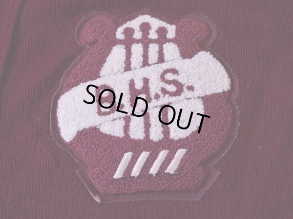 画像10: 1960s〜 BRISTOL PRODUCTS レタードカーディガン　 表記40 