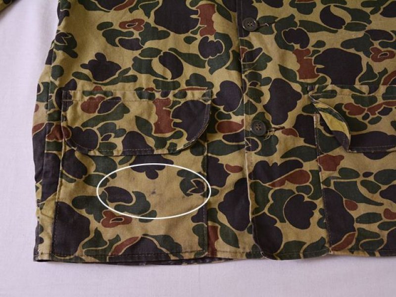 70s BlackSheep ダックハンターカモ　ハンティングジャケット M 1960s-70s BlackSheep ダックハンターカモハンティングジャケット 表記