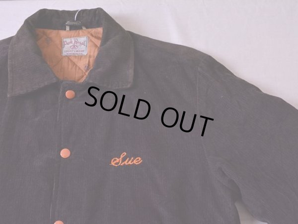 画像4: 1960s Park Regal チェーン刺繍コーデュロイジャケット　 実寸38 