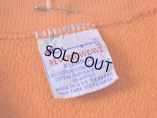 画像3: 1990s Champion リバースウィーブスウェット  目付き  表記XL