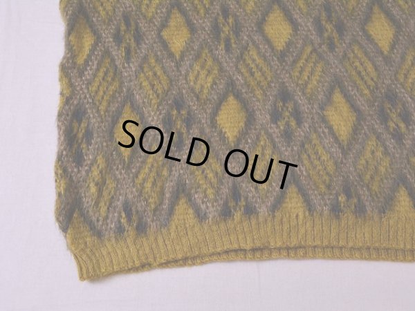 画像7: 1960s Jersild Vネックモヘアセーター　 表記L 