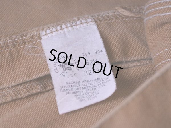 画像4: 1980s Carhartt Wニーダックペインターパンツ　 100周年モデル　 表記w32 