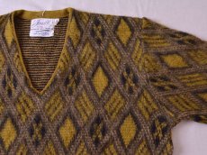 画像5: 1960s Jersild Vネックモヘアセーター　 表記L  (5)