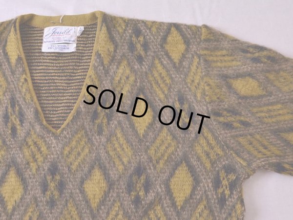 画像5: 1960s Jersild Vネックモヘアセーター　 表記L 